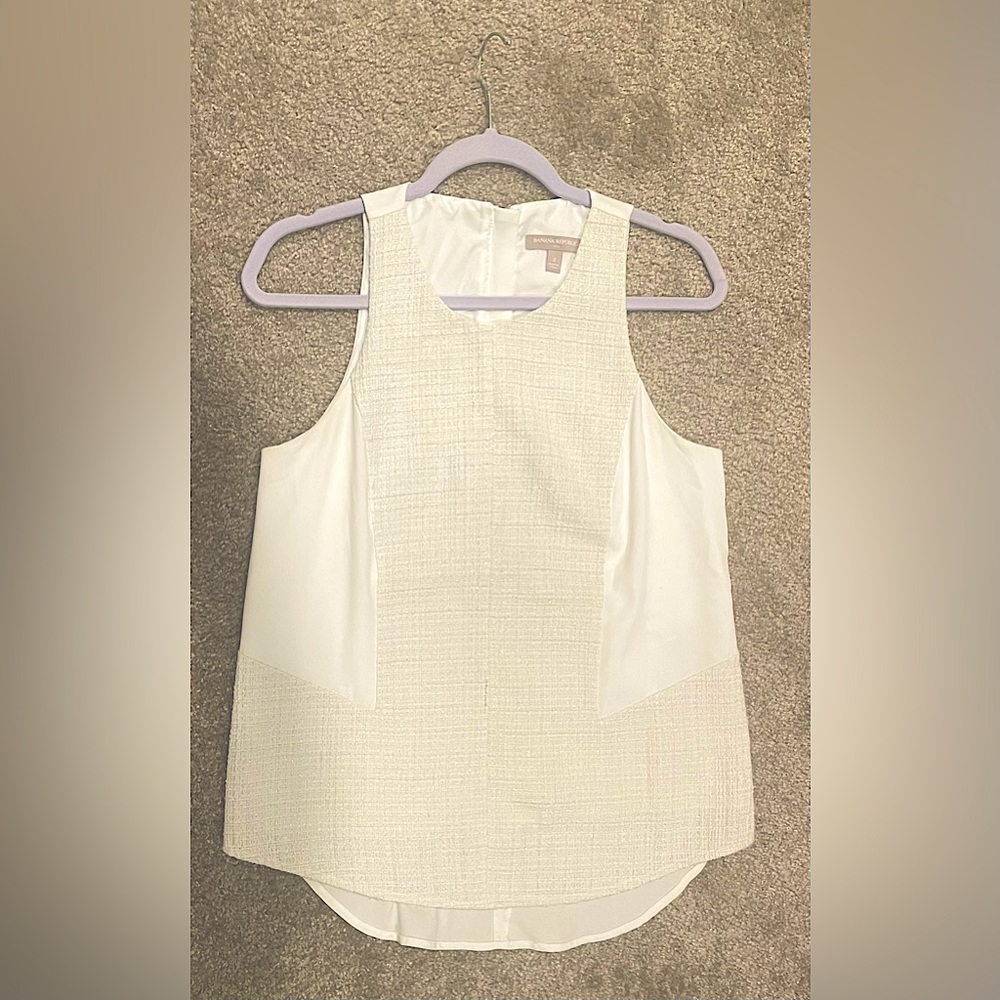 Banana Republic Tweed Sleeveless Top